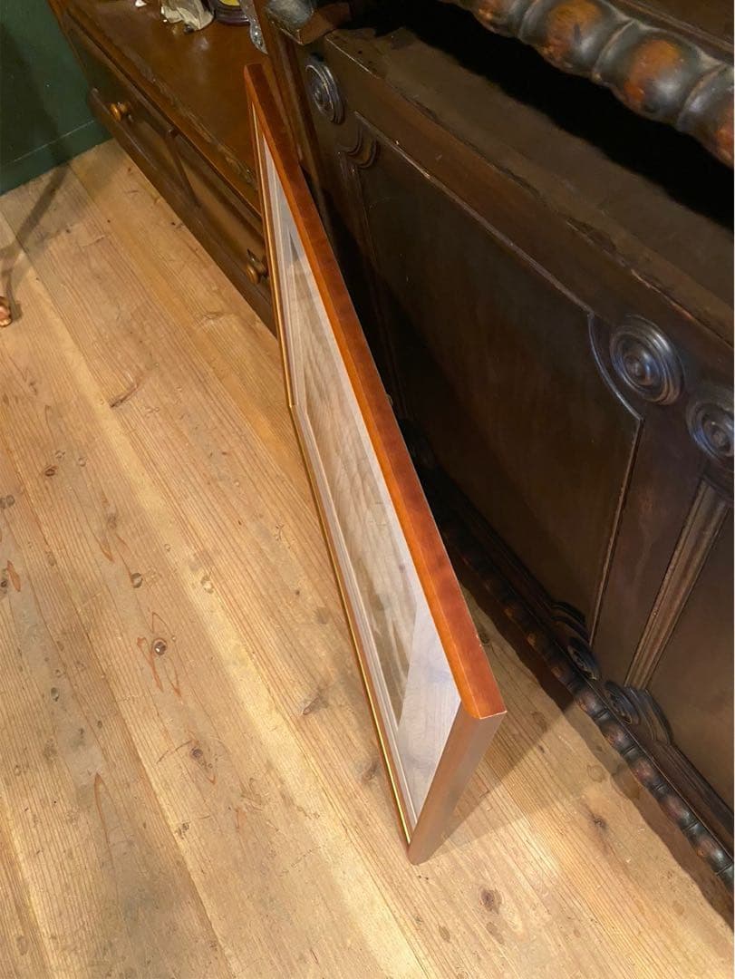 東山魁夷 白雲重疊 水墨 額縁 アート インテリア