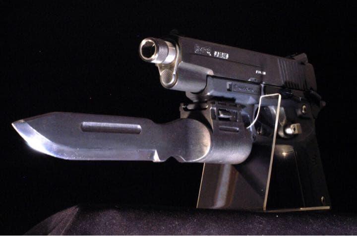 【2個セット】ハンドガン用 銃剣 ヨルムンガンド風デザイン 組み立てキット