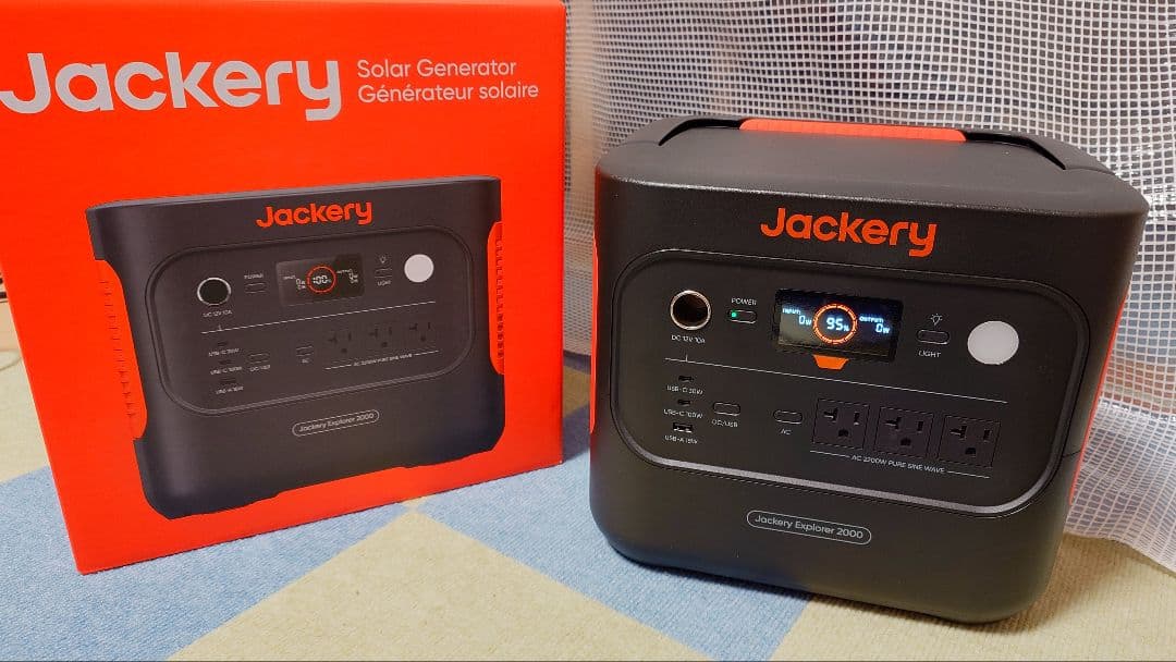 発電機・ポータブル電源 Jackery Solar Generator 2000 NEW