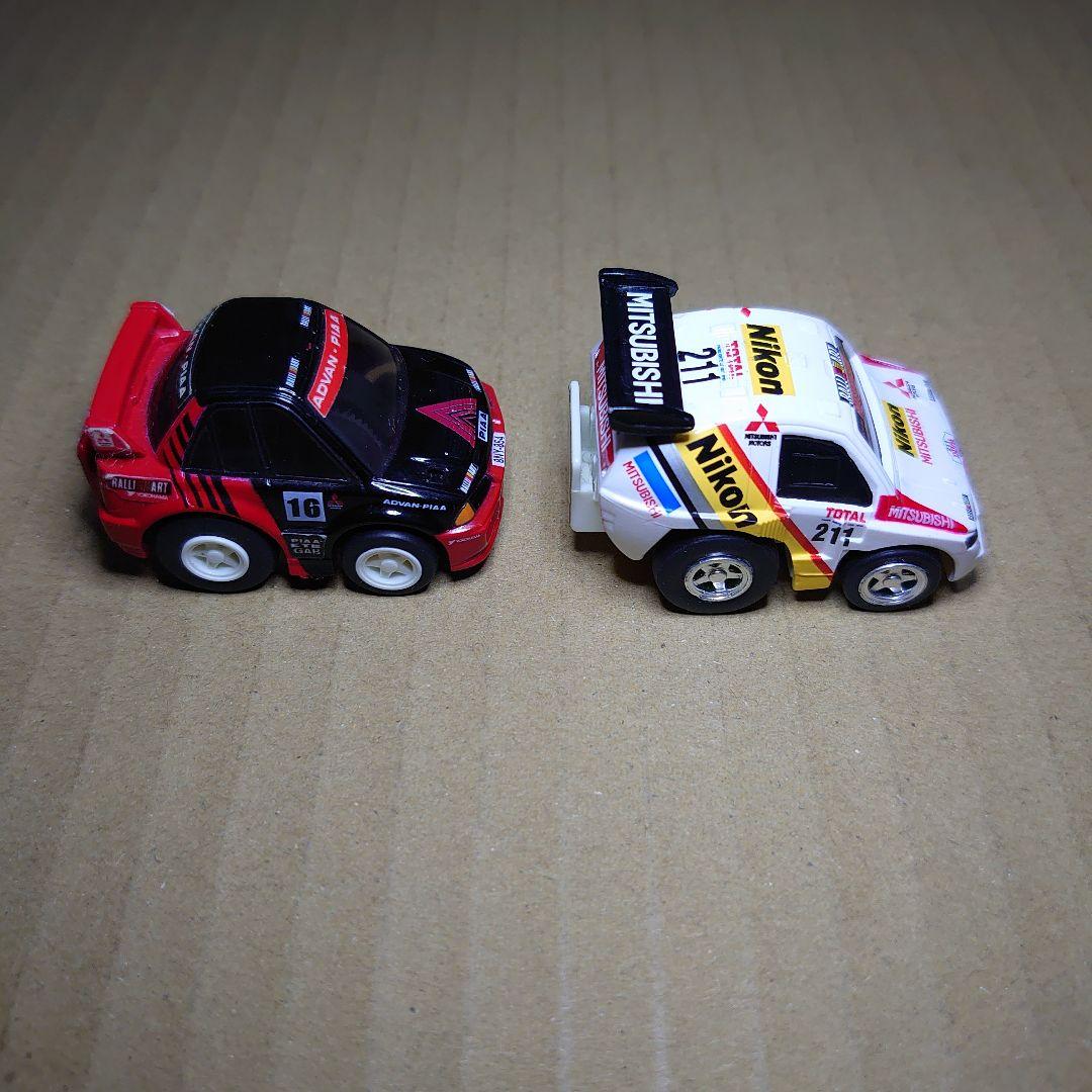 チョロQ　パジェロ　ランサーエボリューション レースカー 2台まとめ売り