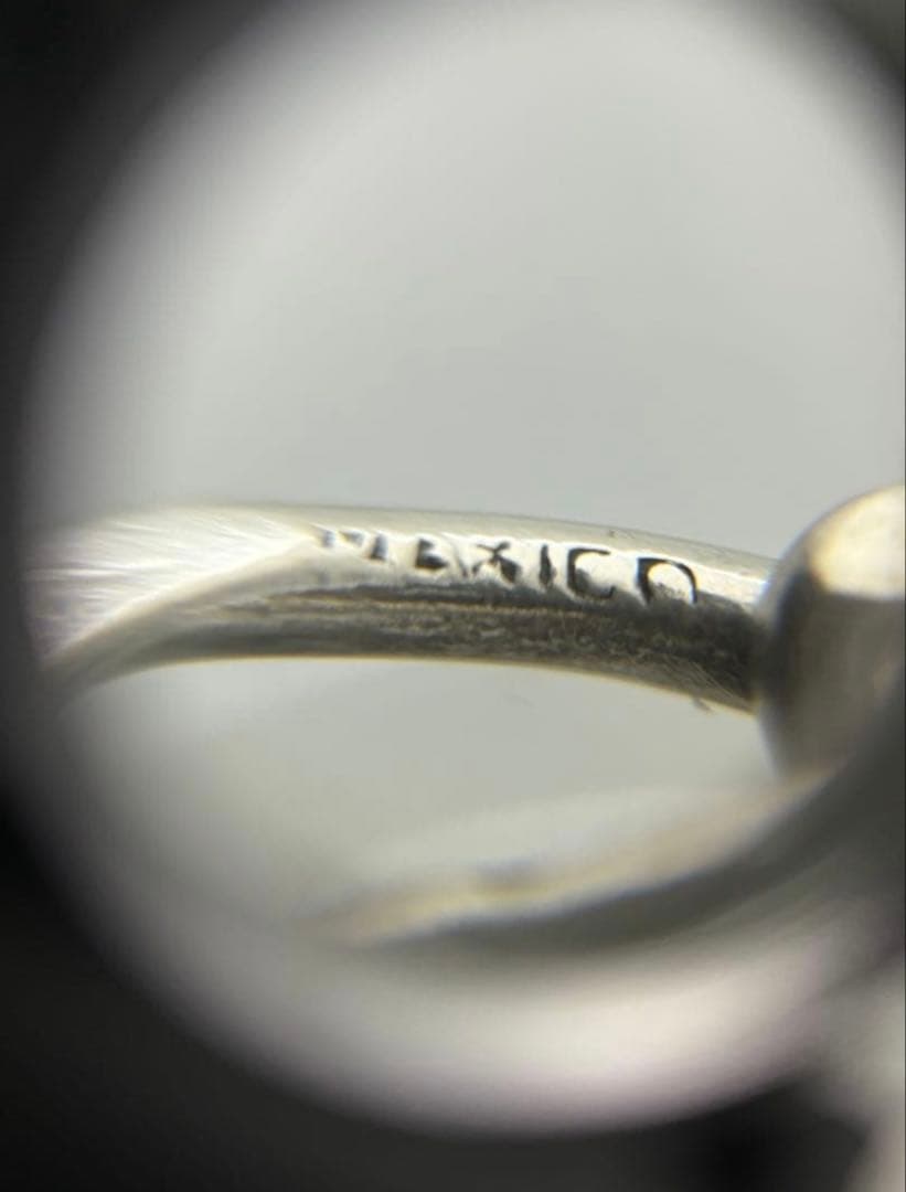 ヴィンテージ　メキシカンジュエリー　フィガロチェーン　ブレスレット　33g