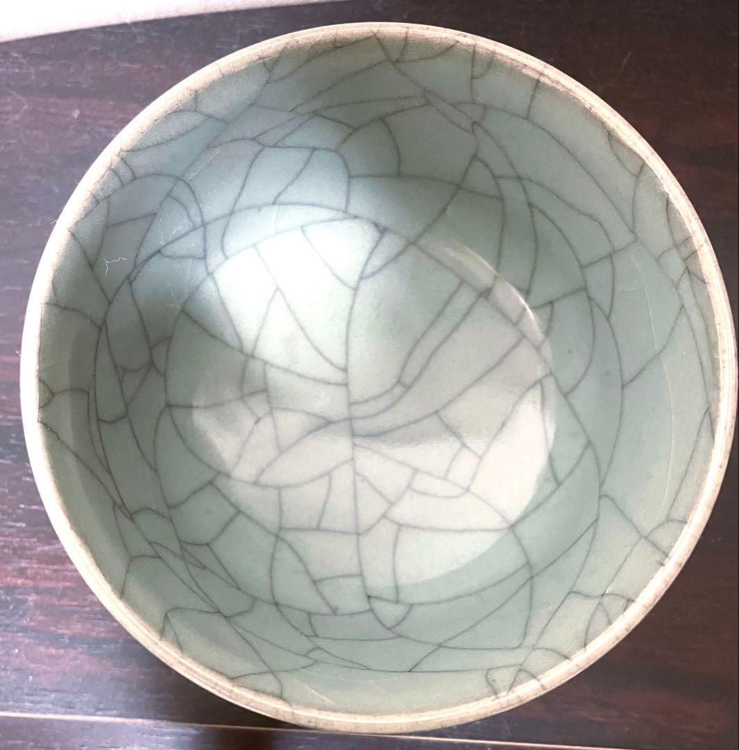 小笠原長春　青磁抹茶椀