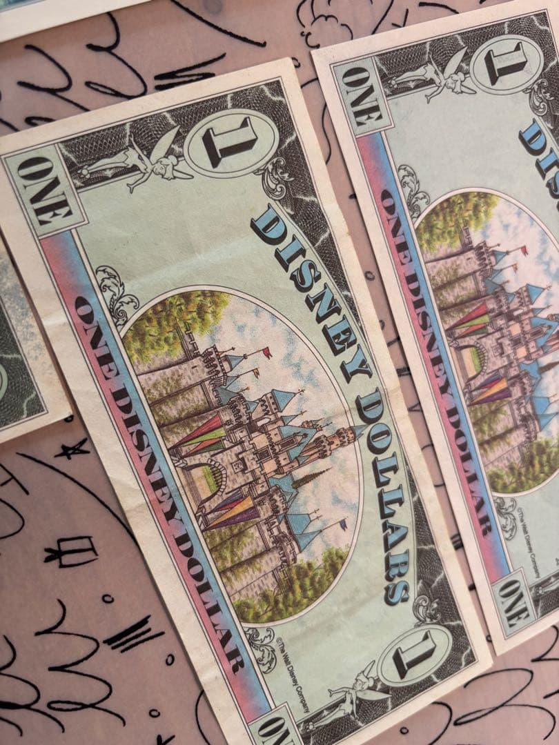 【即日発送】ディズニーダラー　Disney Dollars