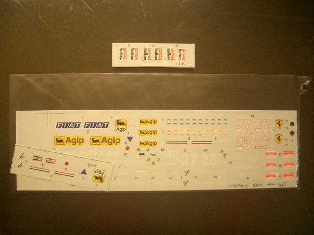 1/20 ヒロ フェラーリ 156/85 メタルキット マルボロ付き