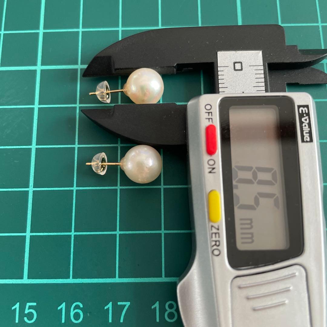 宇和島産 あこや本真珠 パール ピアス K18製（真珠 ピアス）