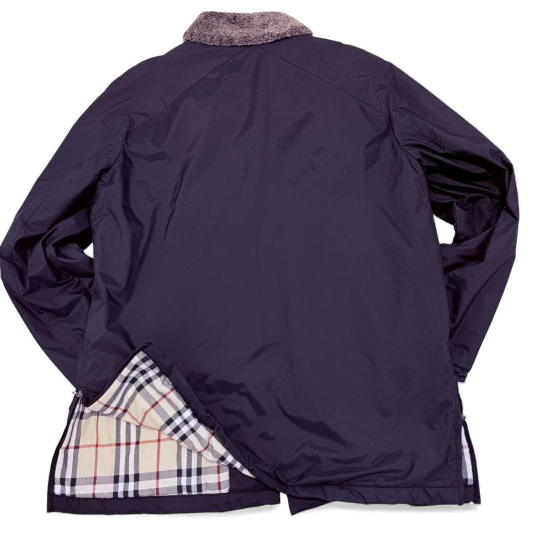BURBERRY LONDON ブルゾン ノバチェック 綿 ブラック メンズ