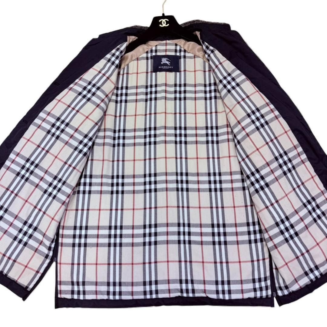 BURBERRY LONDON ブルゾン ノバチェック 綿 ブラック メンズ