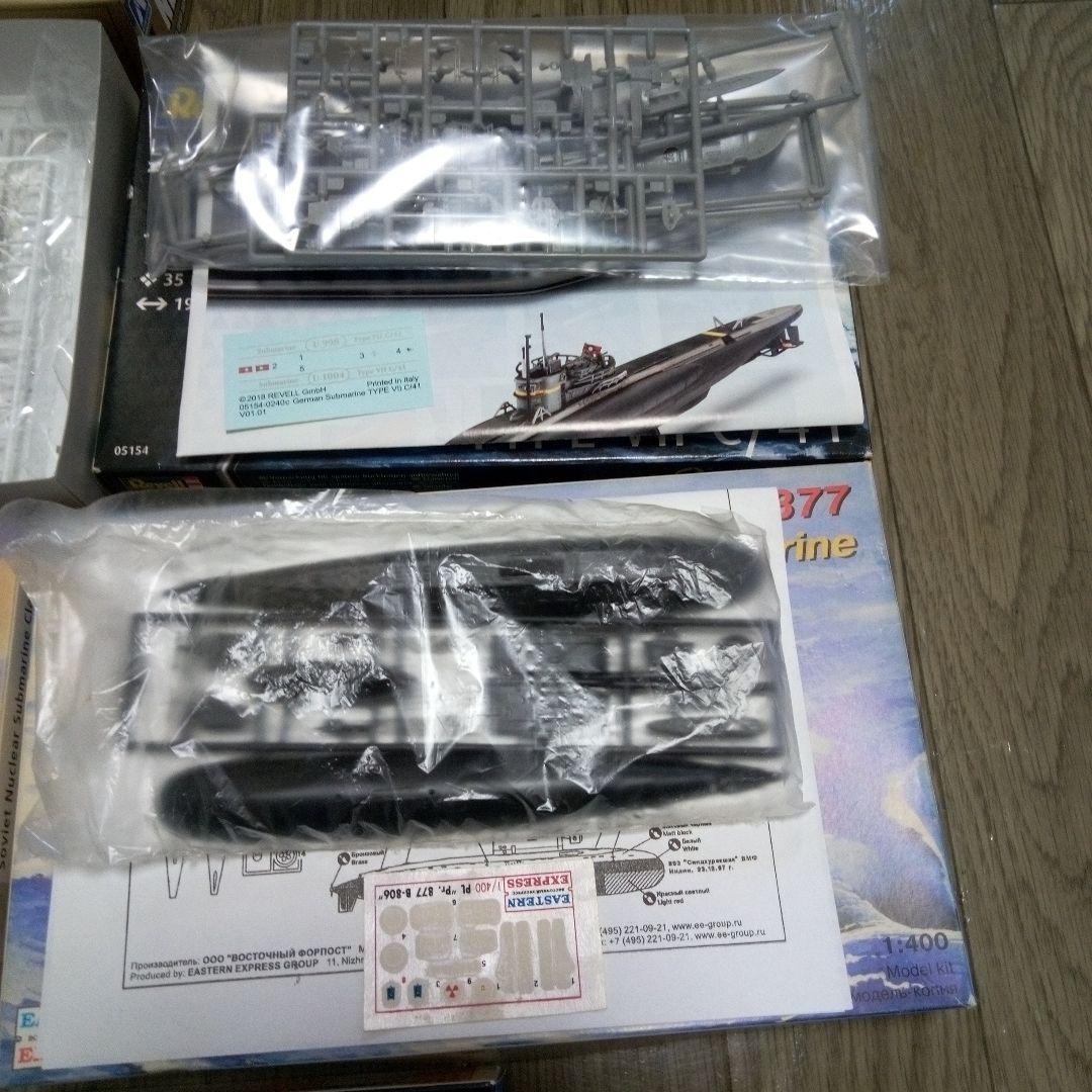 Revell レベル　アオシマ他　ボート 潜水艦　豪華客船　セット