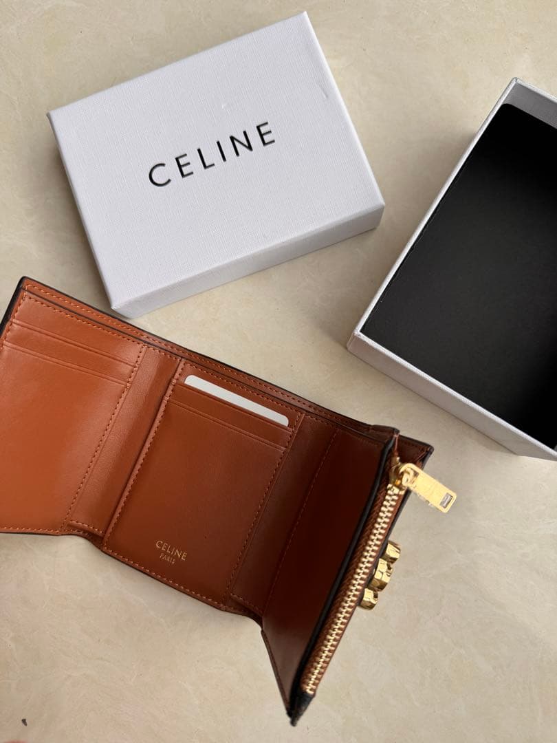 CELINE 三つ折り財布 モノグラム