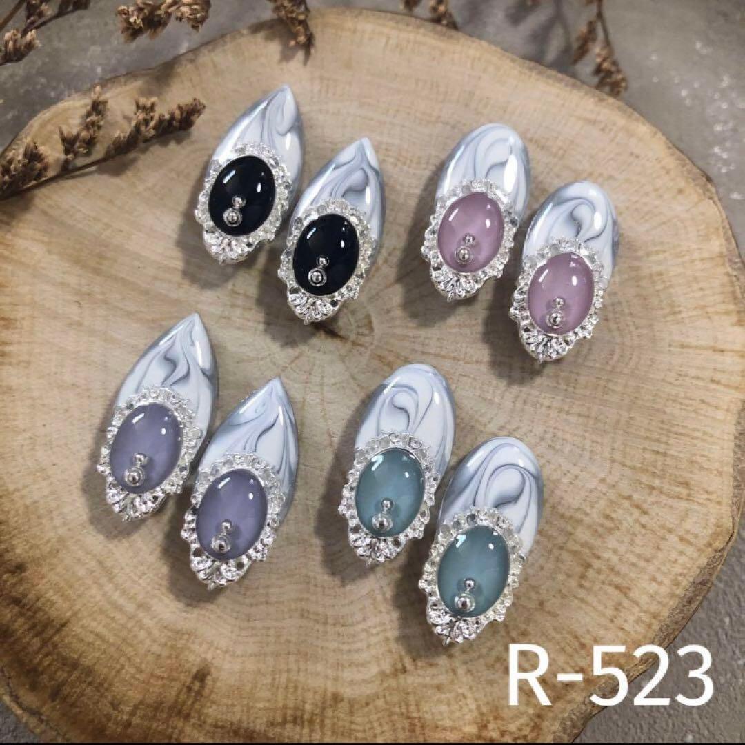 R-519 ✴︎レジンカボション6カラーஐ.*