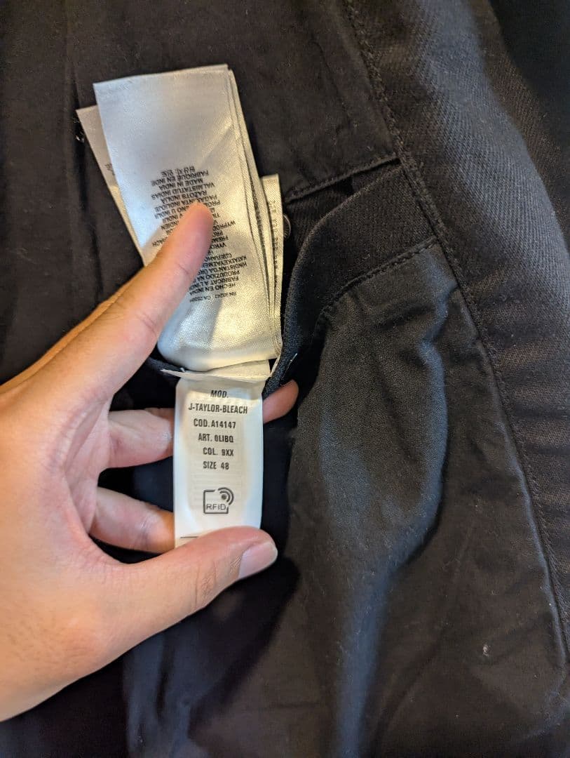 DIESEL [新品タグ・予備ボタン付き] グレン期 ダブルジップジャケット