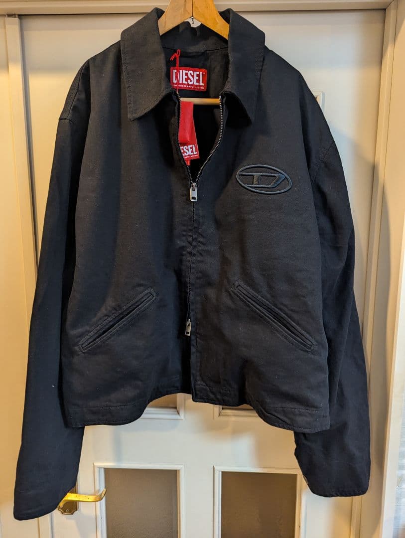 DIESEL [新品タグ・予備ボタン付き] グレン期 ダブルジップジャケット