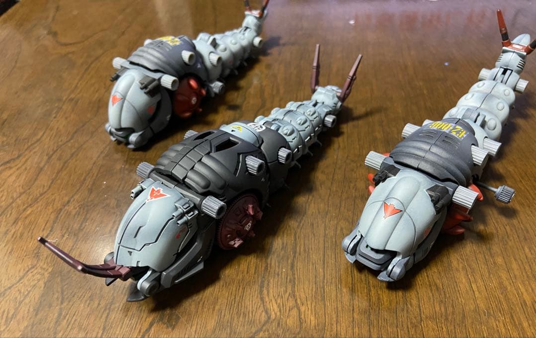 【完成品】【全塗装】モルガ　3機セット　AZ版1機　TOMY版2機　ゾイド