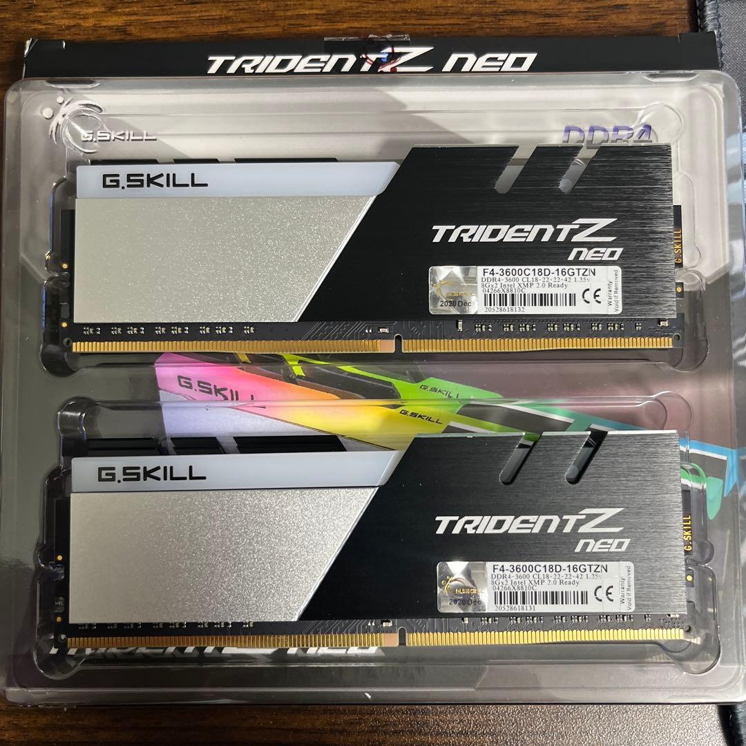メモリー G.SKILL TRIDENT Z NEO DDR4 16GB (2x8GB)