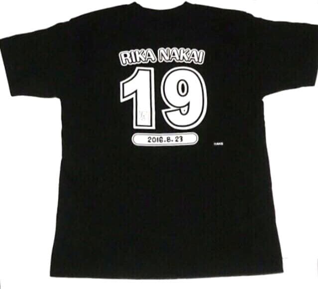 ■NGT48 中井りか　2016生誕記念Tシャツ■Lサイズ■AKB48・AKS