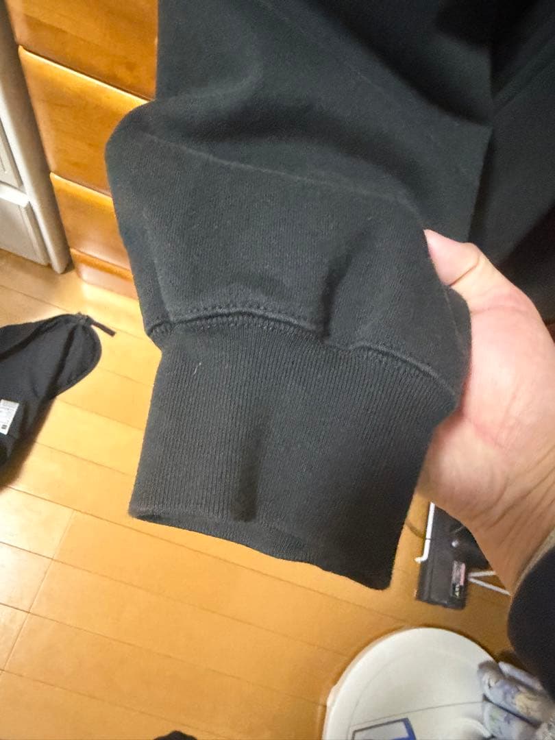 Challenger ブラック ジップアップパーカー