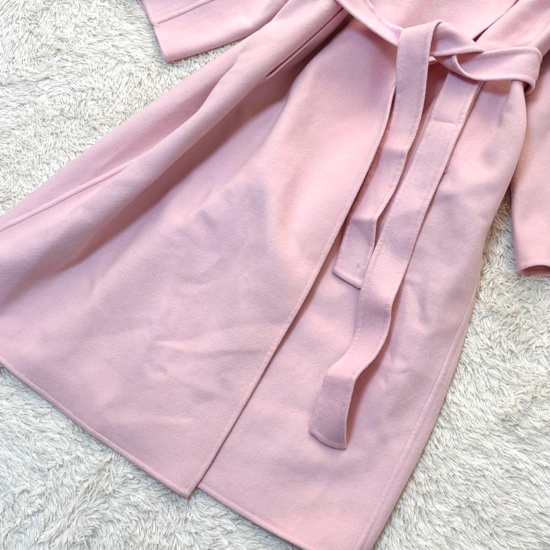 タグ付き✨23区 MANTECOマンテコリバー ロングコート ベルト ピンク