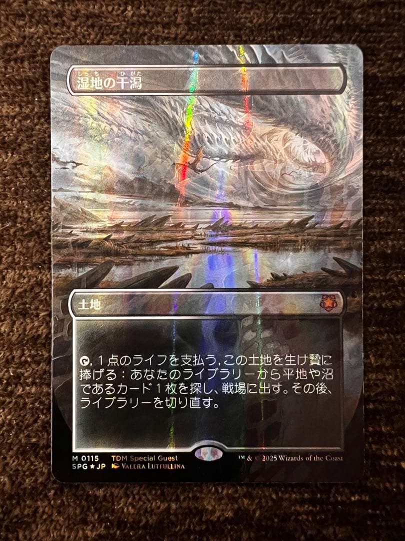 MTG SPG 湿地の干潟 ドラゴルスケイルfoil