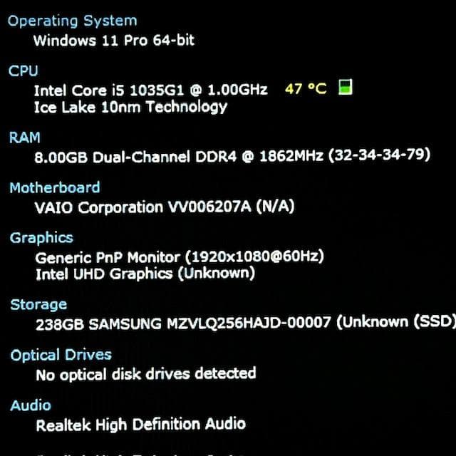 《2021》第10世代上級ハイスペック！オフィス2024！VAIO Pro PG