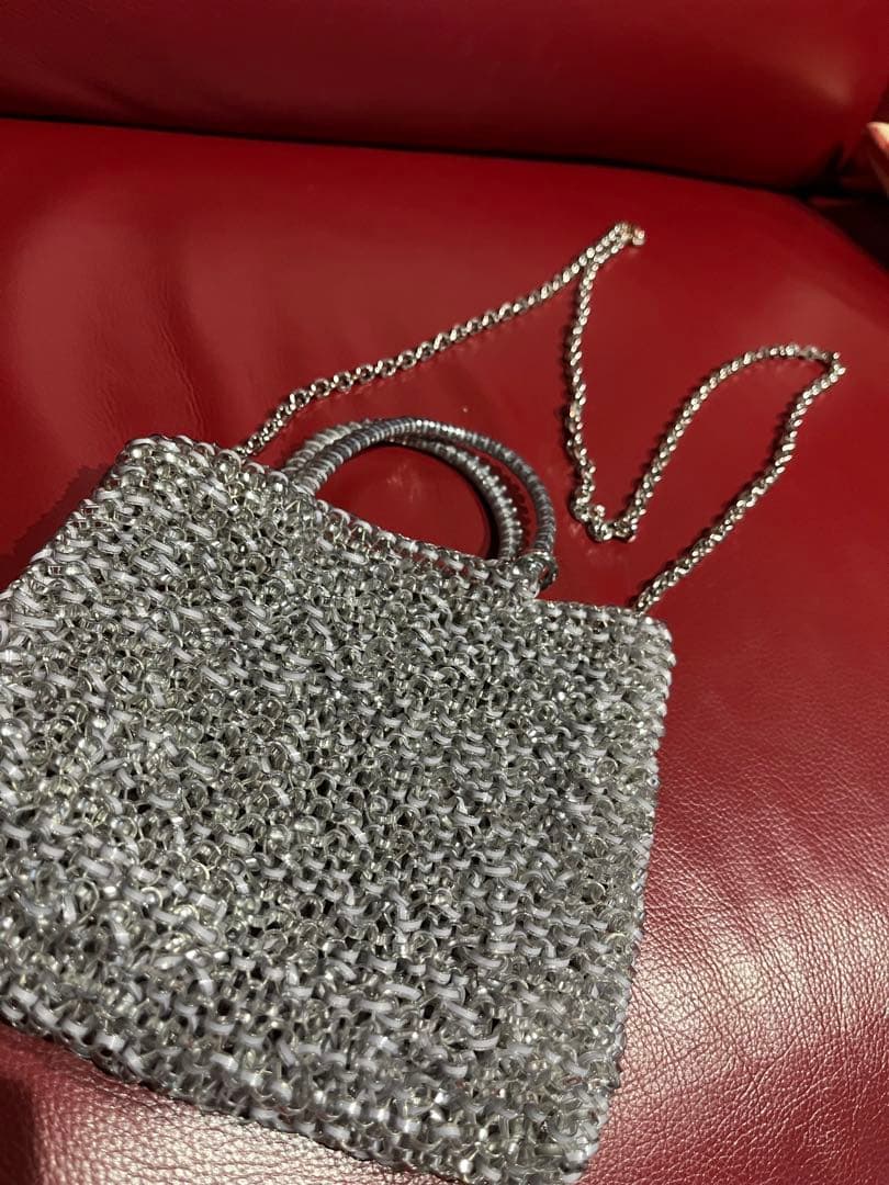 ANTEPRIMA シルバー パーティーバッグ