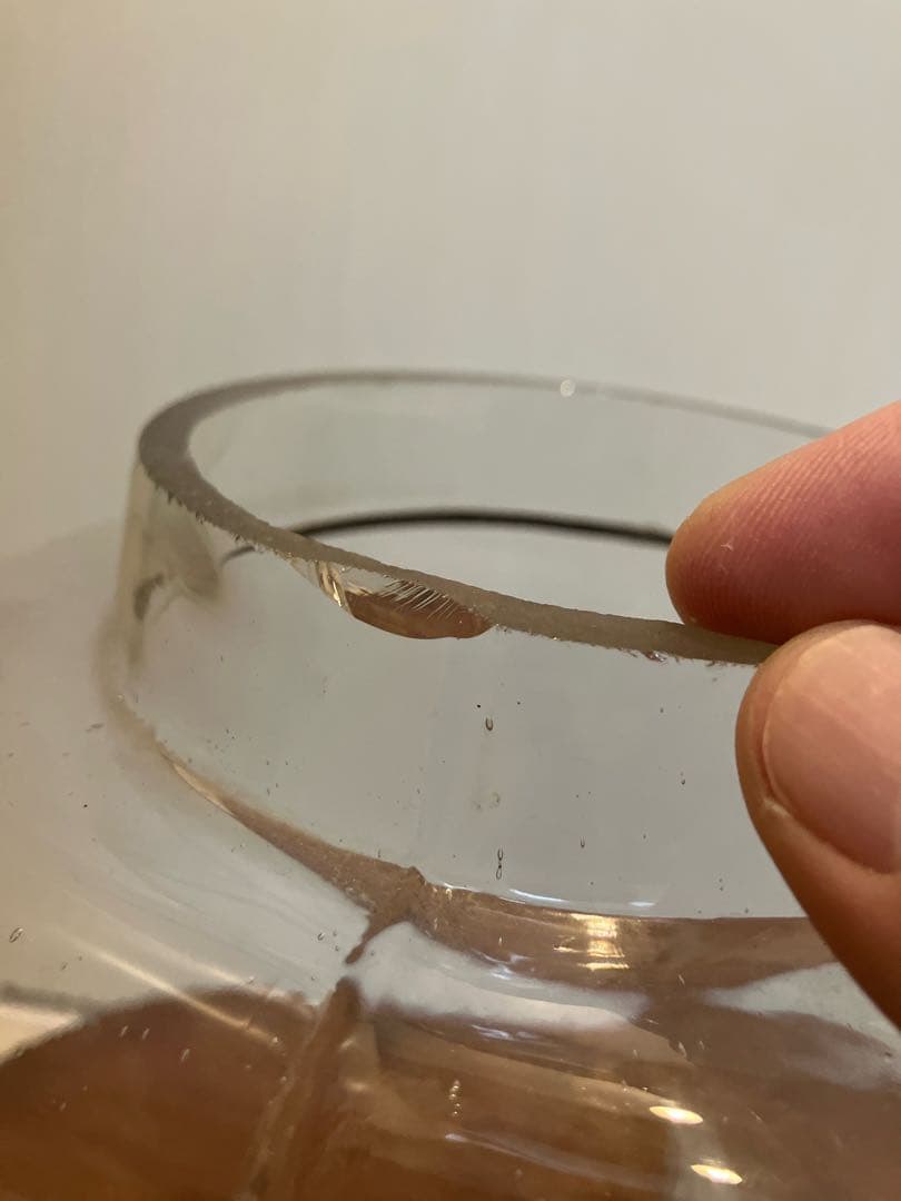 ◆◆専用◆◆ 古い時代の真鍮開閉蓋付きの煙草陳列用ガラス瓶