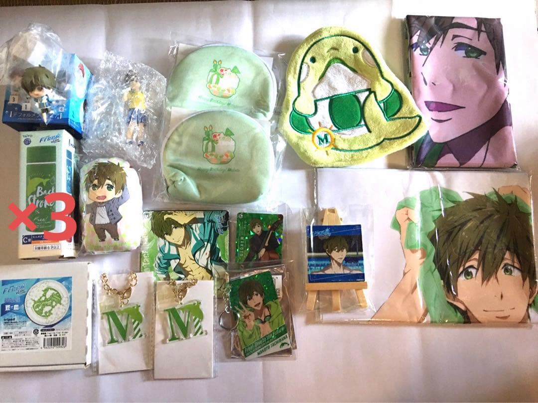 Free! 橘真琴　グッズまとめ売り　缶バッジ　アクスタ等　未開封有