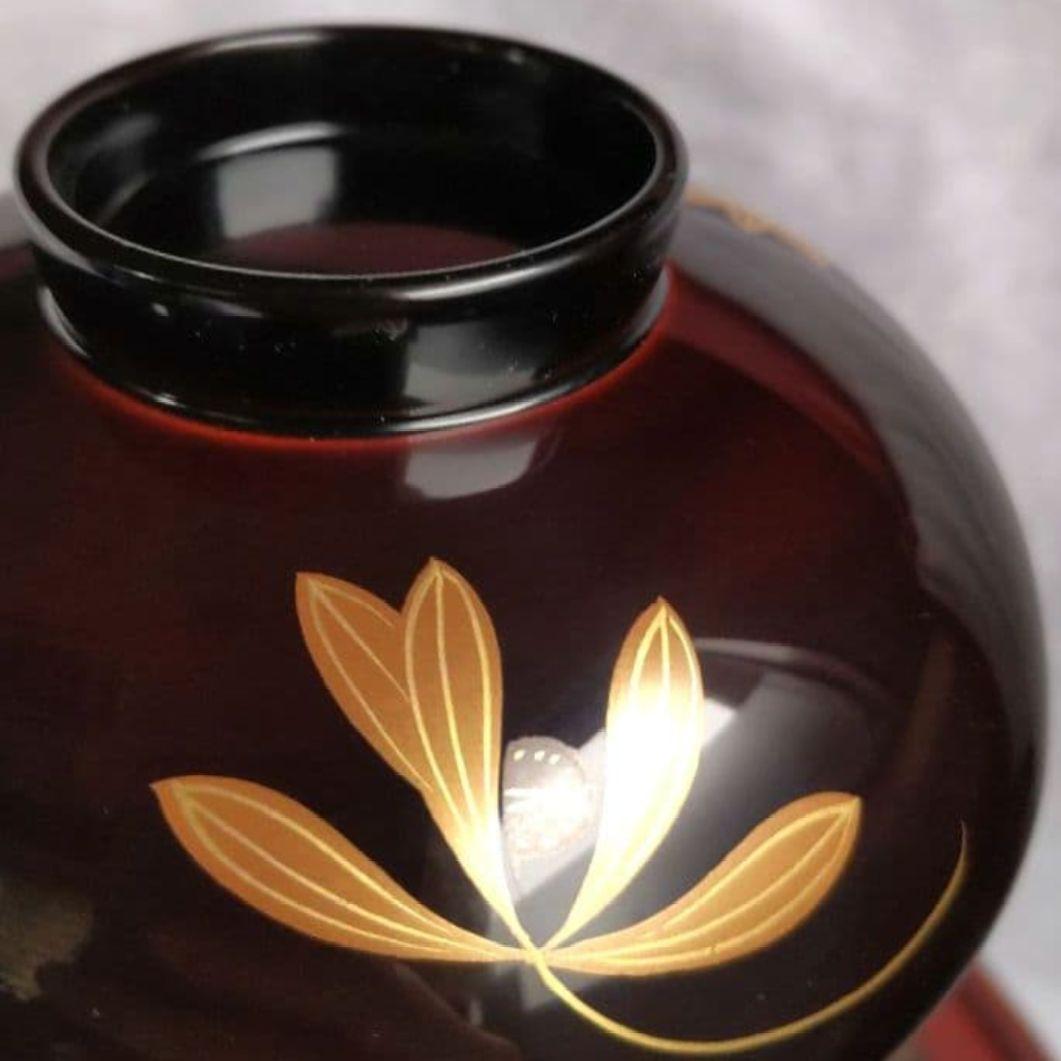 ayusan様リクエスト３点まとめ商品／越前塗蓋付汁椀漆塗　木製吹上膳　深山片口