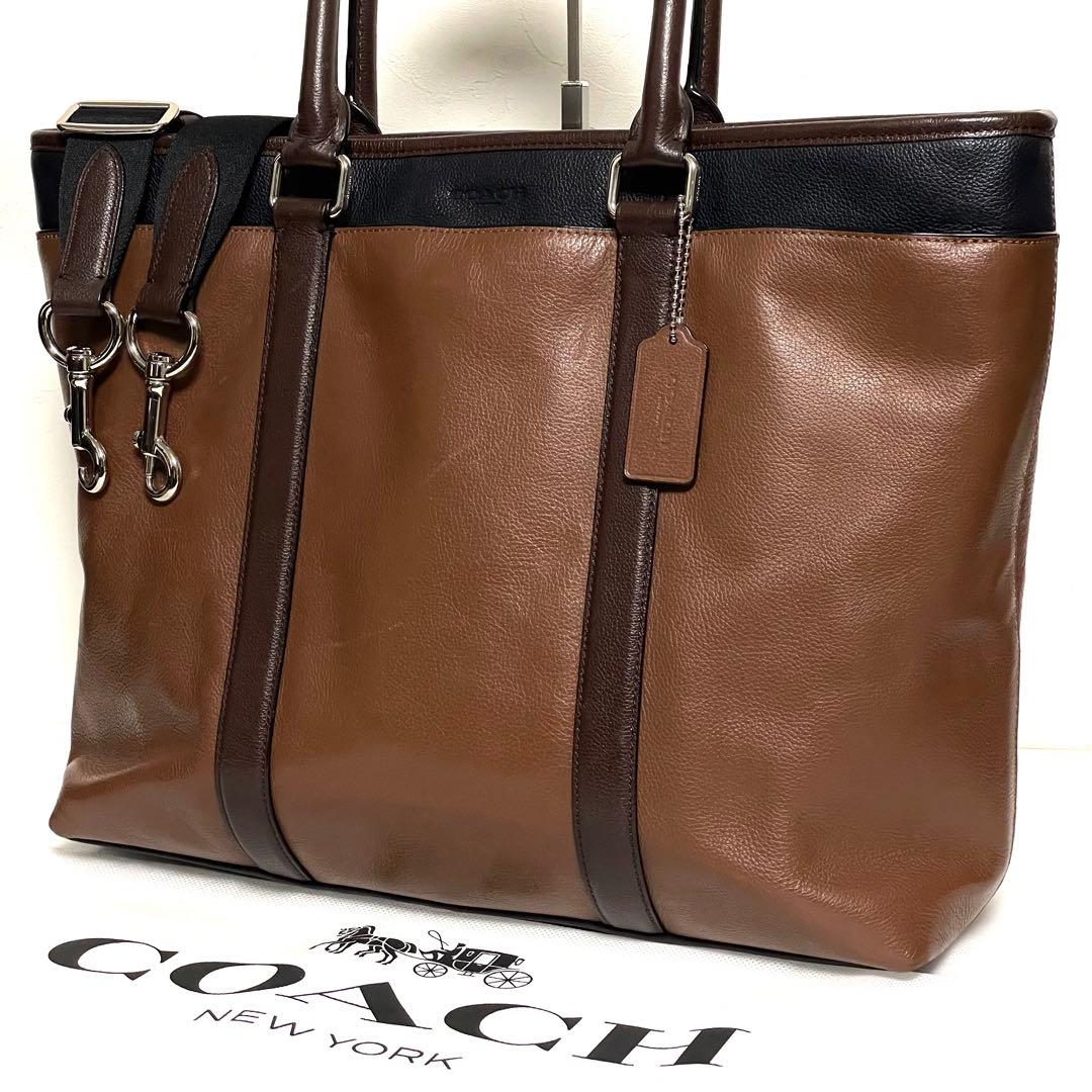 ✨極美品 大容量✨COACH メトロポリタン 2way ビジネスバッグ 斜め掛け