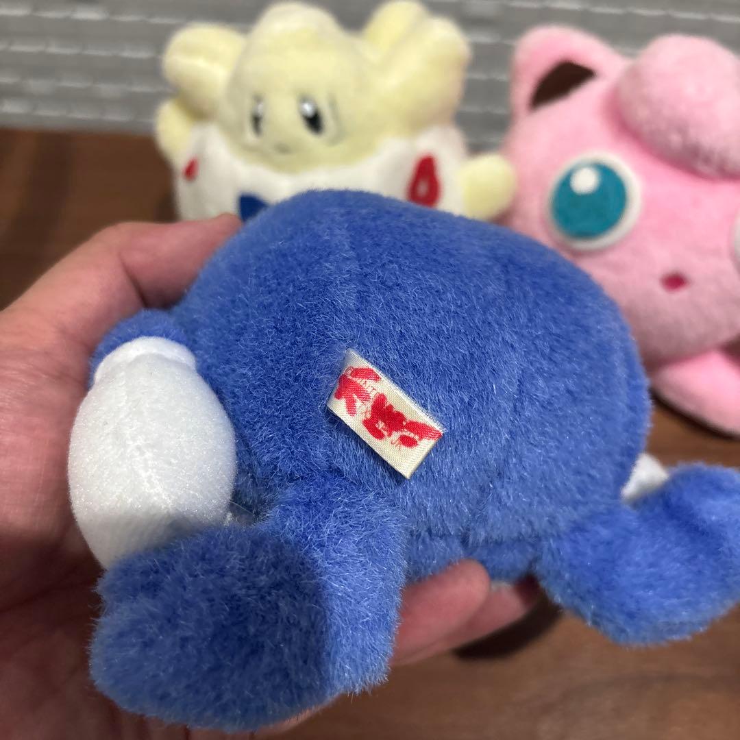 TOMY ポケモン ポケットモンスター ￼当時物 ぬいぐるみ 3体セット レトロ