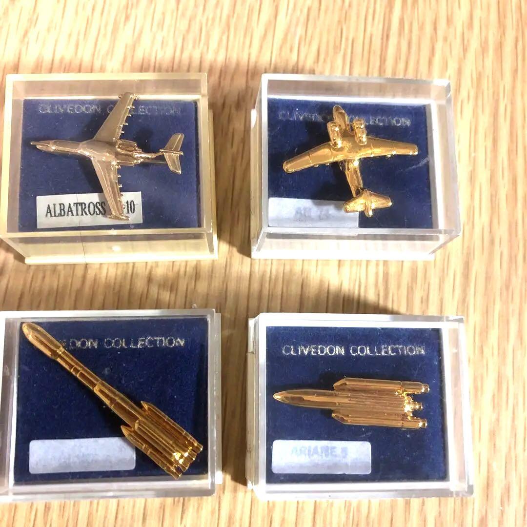 CLIVEDON 飛行機ピンバッチ15個セット