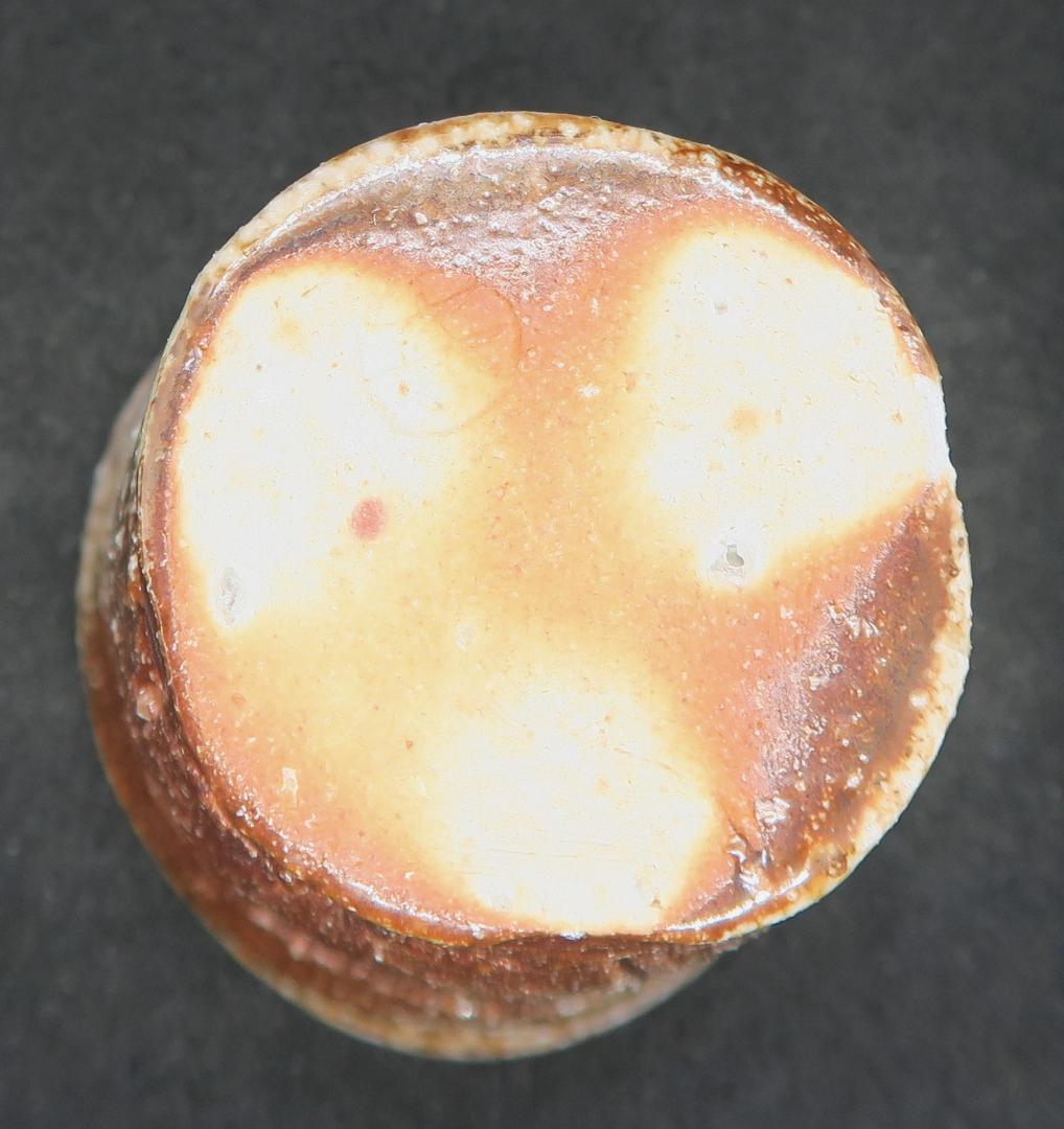 ぐい呑み（酒杯・お猪口）作家物猪飼祐一作　焼締　京都府　日本工芸会正会員