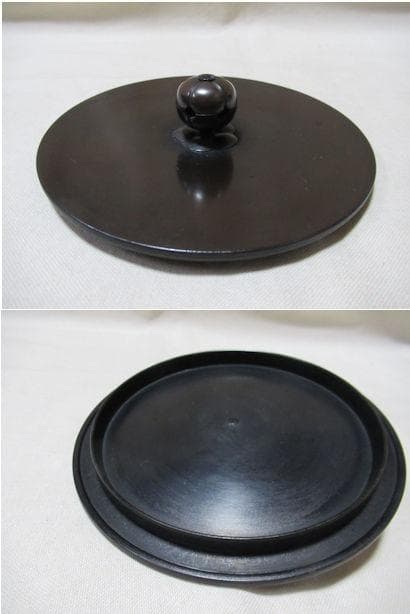 茶道具　高橋敬典造　甑口　亀甲地紋　共箱