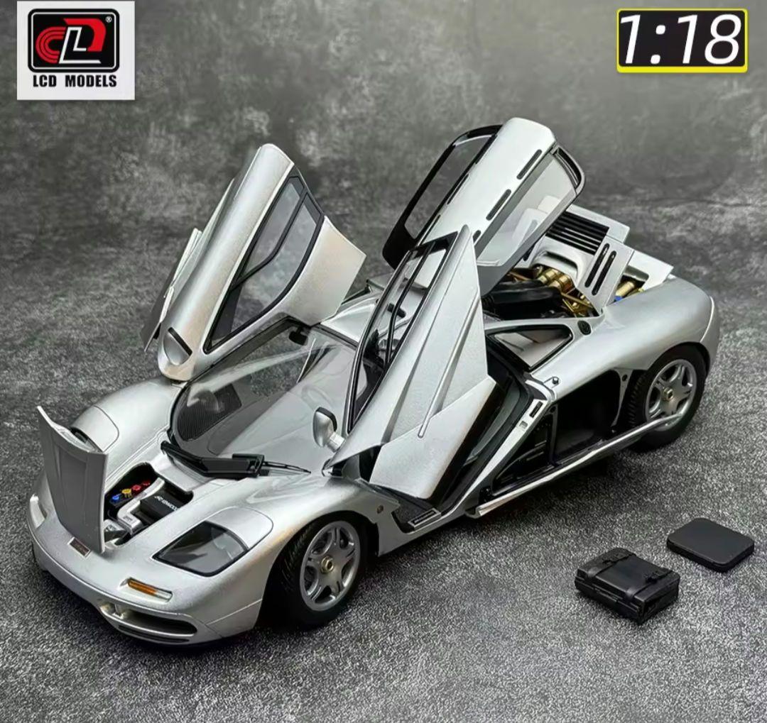 LCD models 1/18 マクラーレン　f1 xp5 銀