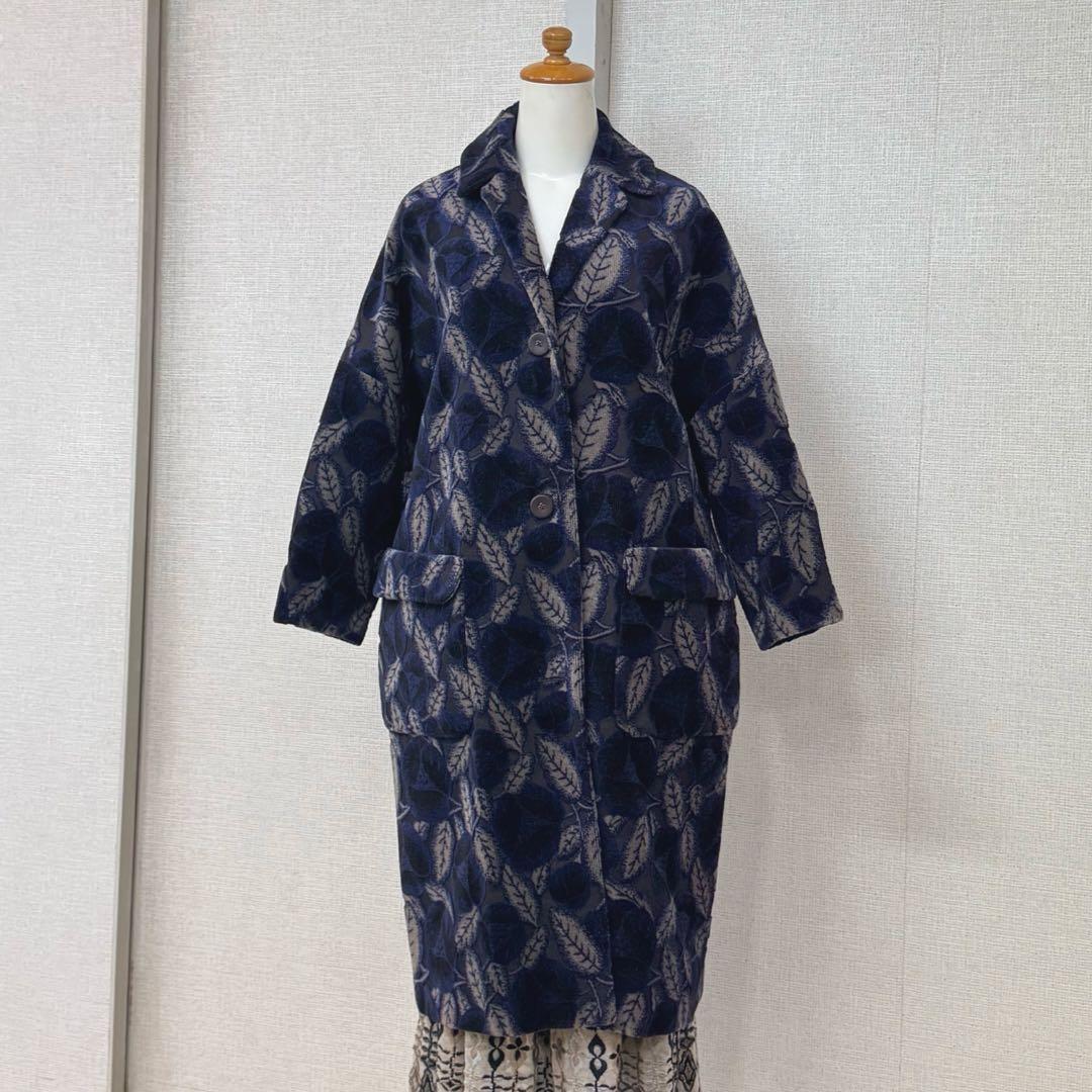 【新品タグあり】・未使用　mina ミナペルホネン jardinコート 36