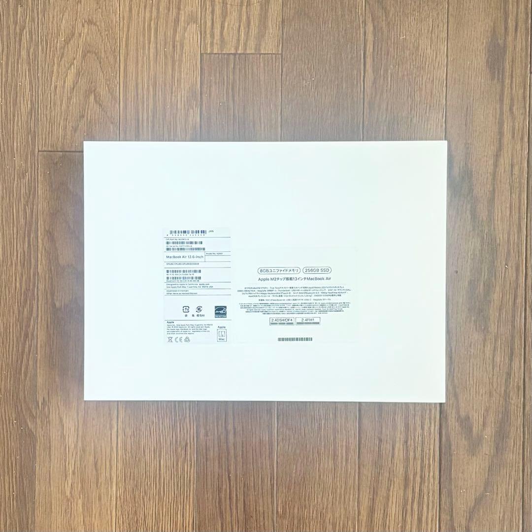 【ジャンク】M2 MacBook Air 起動不可 部品取り 256GB