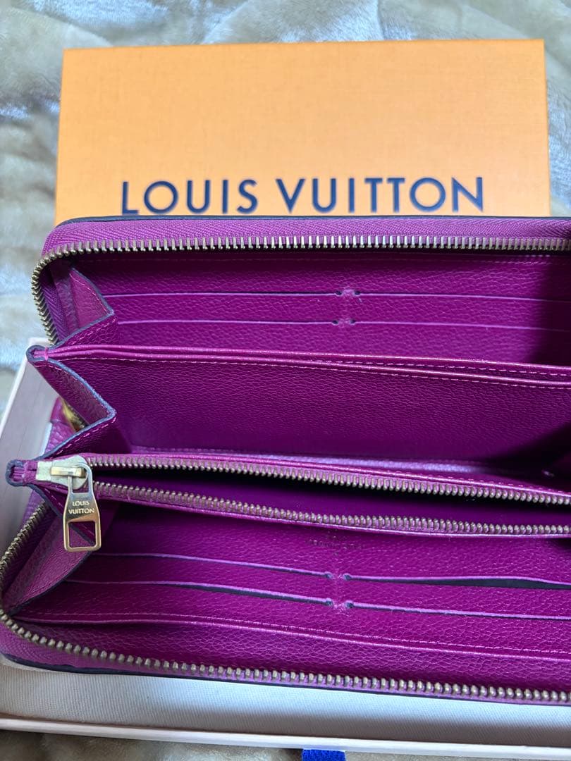 ルイヴィトン ジッピーウォレット アンプラント