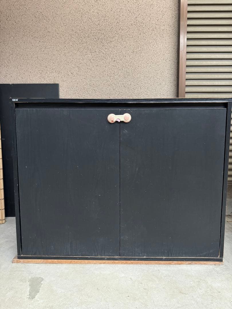 GEX ガラス水槽 900サイズ＋アクアラックウッド900BK