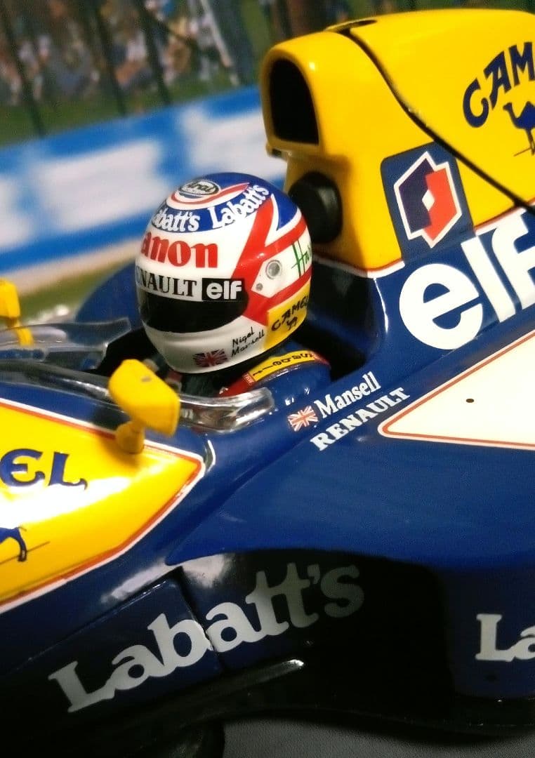 カルツォ 1/18 F1 ウィリアムズ FW14B N.マンセル