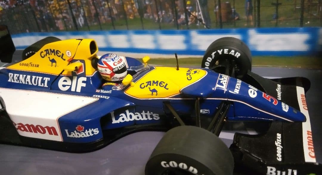 カルツォ 1/18 F1 ウィリアムズ FW14B N.マンセル