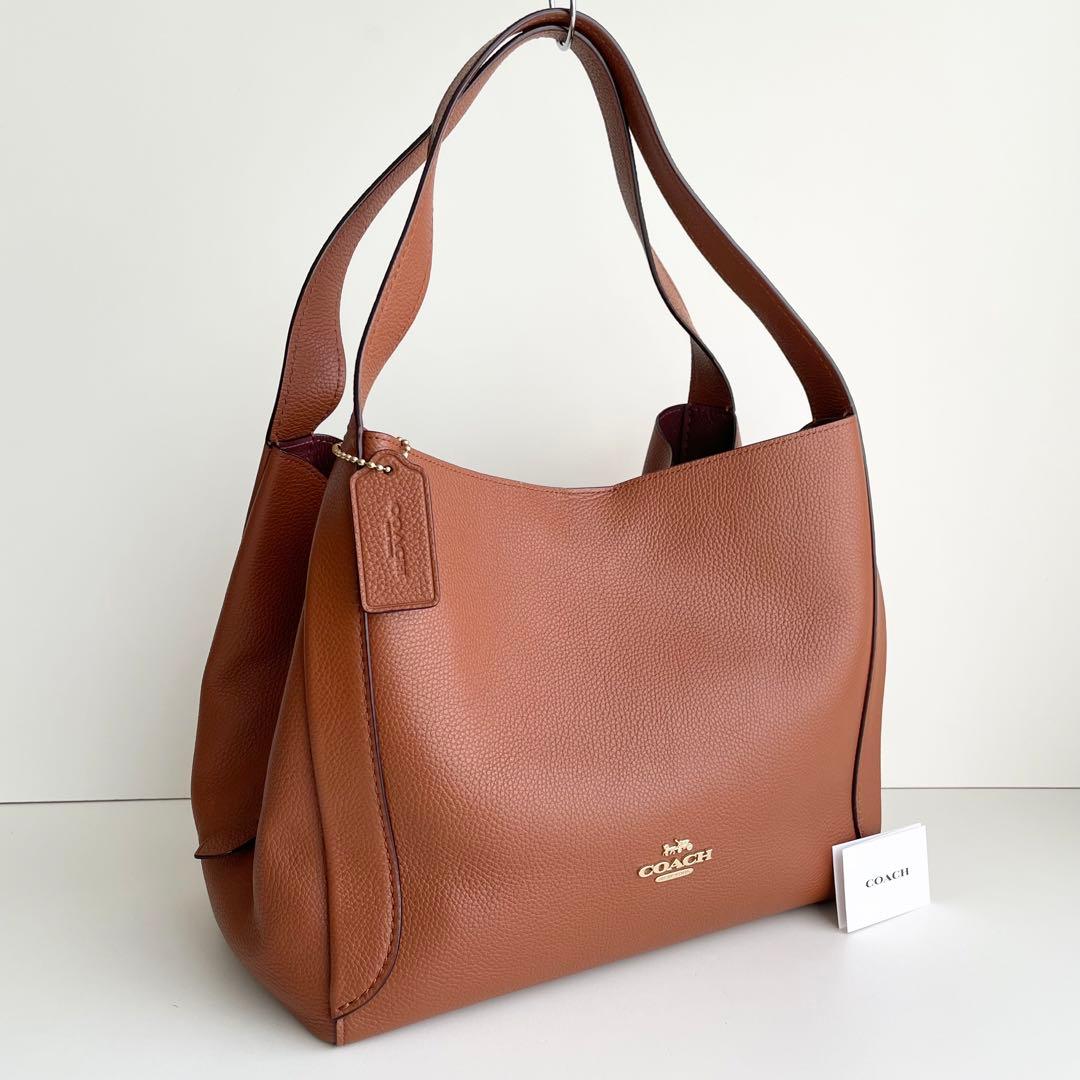 コーチ COACH ハンドバッグ ハドリー ホーボー レザー ほぼ新品