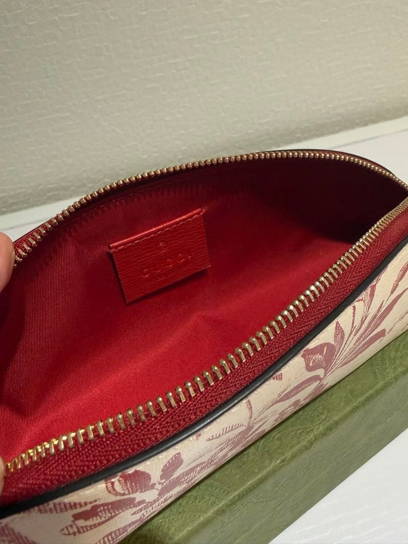 ♡GUCCI♡ 新品同様！花柄ペンケース　付属品完備