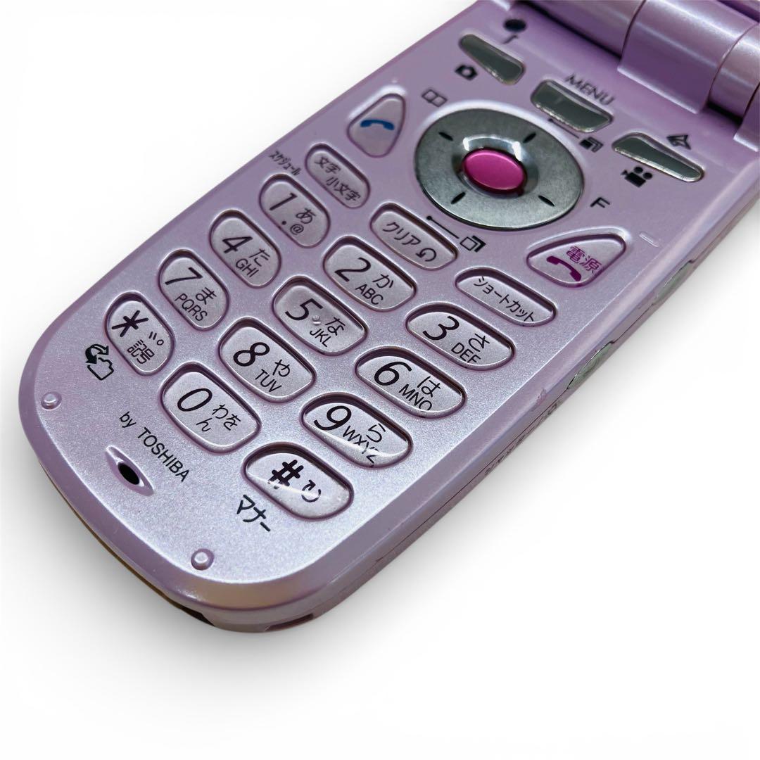 【希少・動作品】J-PHONE 東芝 J-T08 パールピンク 起動確認済