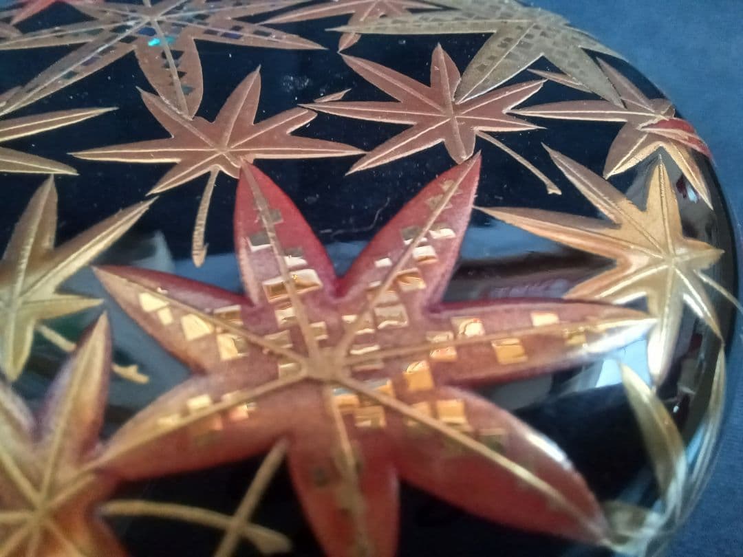 紅葉大棗　隆弘峯（岩倉隆斎）作