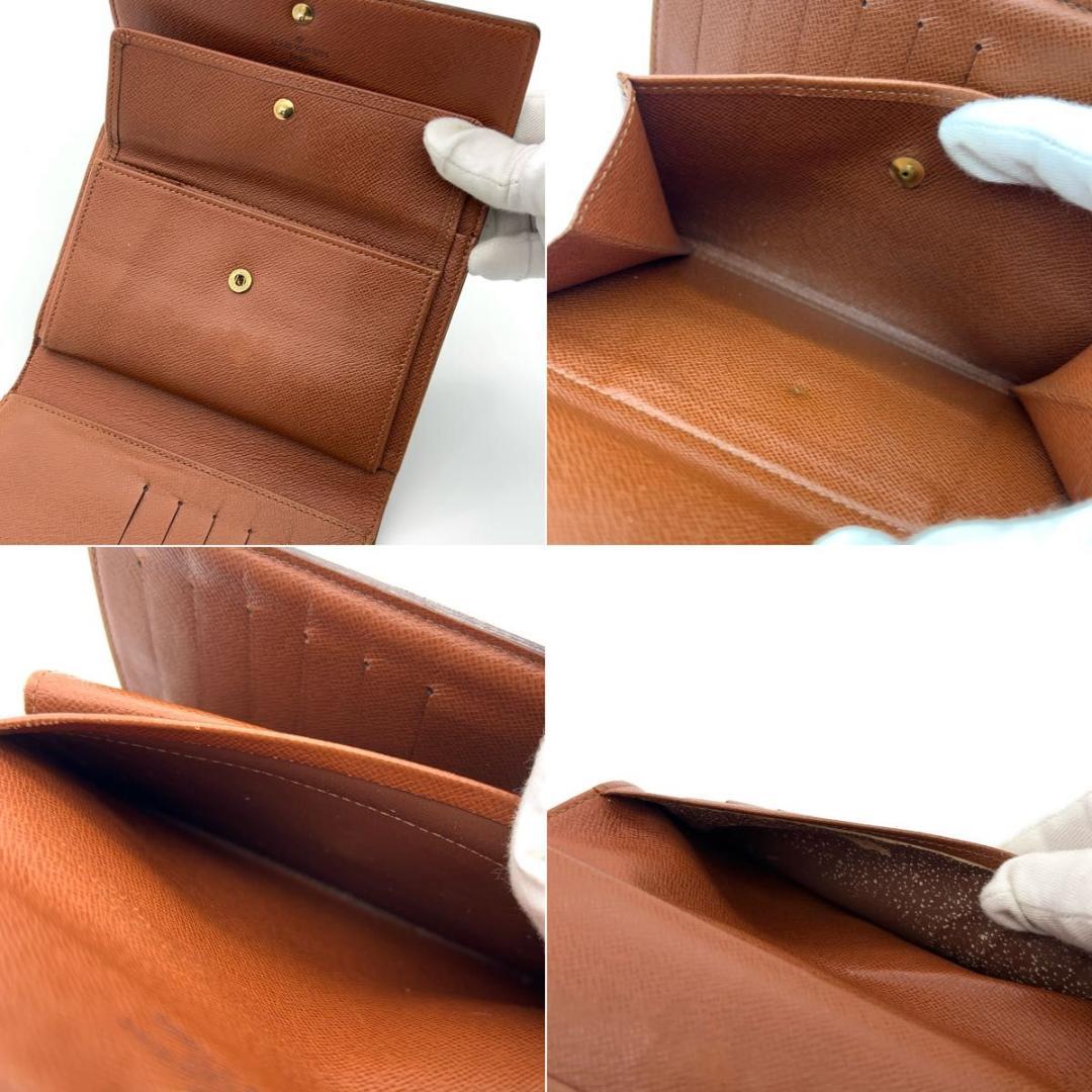 ルイヴィトン ポルトトレゾール エテュイパピエ モノグラム 三つ折り財布