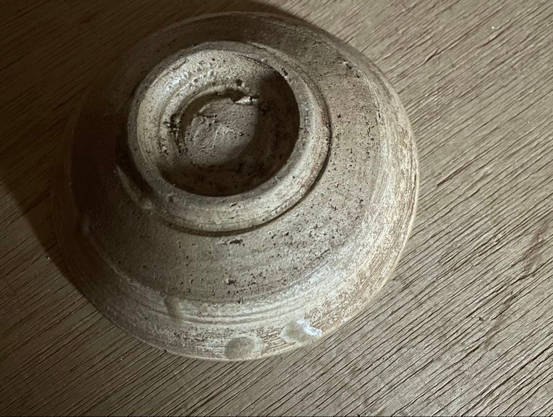 10cm 李朝 刷毛目 ぐい呑 ◆酒器 骨董 古道具 茶碗 古道具 アンティーク