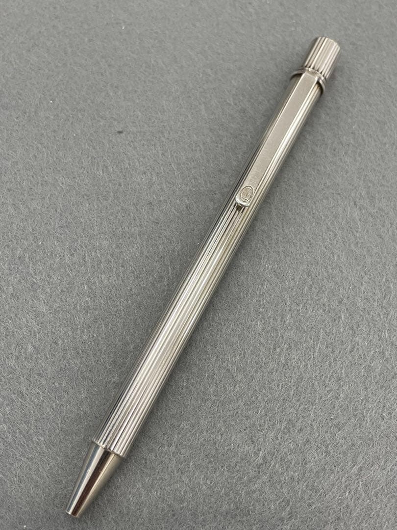 Cartier カルティエ ボールペン マストII シルバープレート ゴドロン