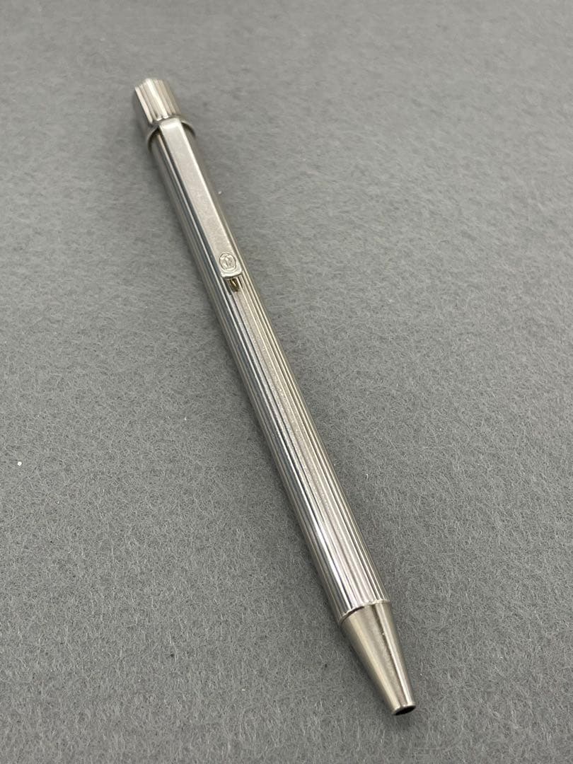Cartier カルティエ ボールペン マストII シルバープレート ゴドロン