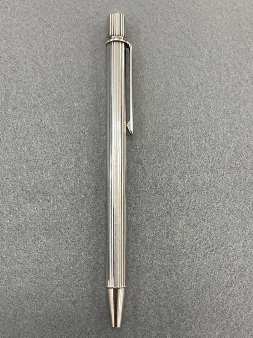 Cartier カルティエ ボールペン マストII シルバープレート ゴドロン