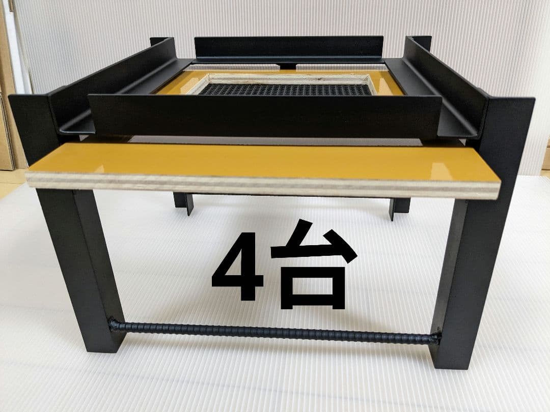 重箱式巣箱台　4台　ニホンミツバチ　鉄製台