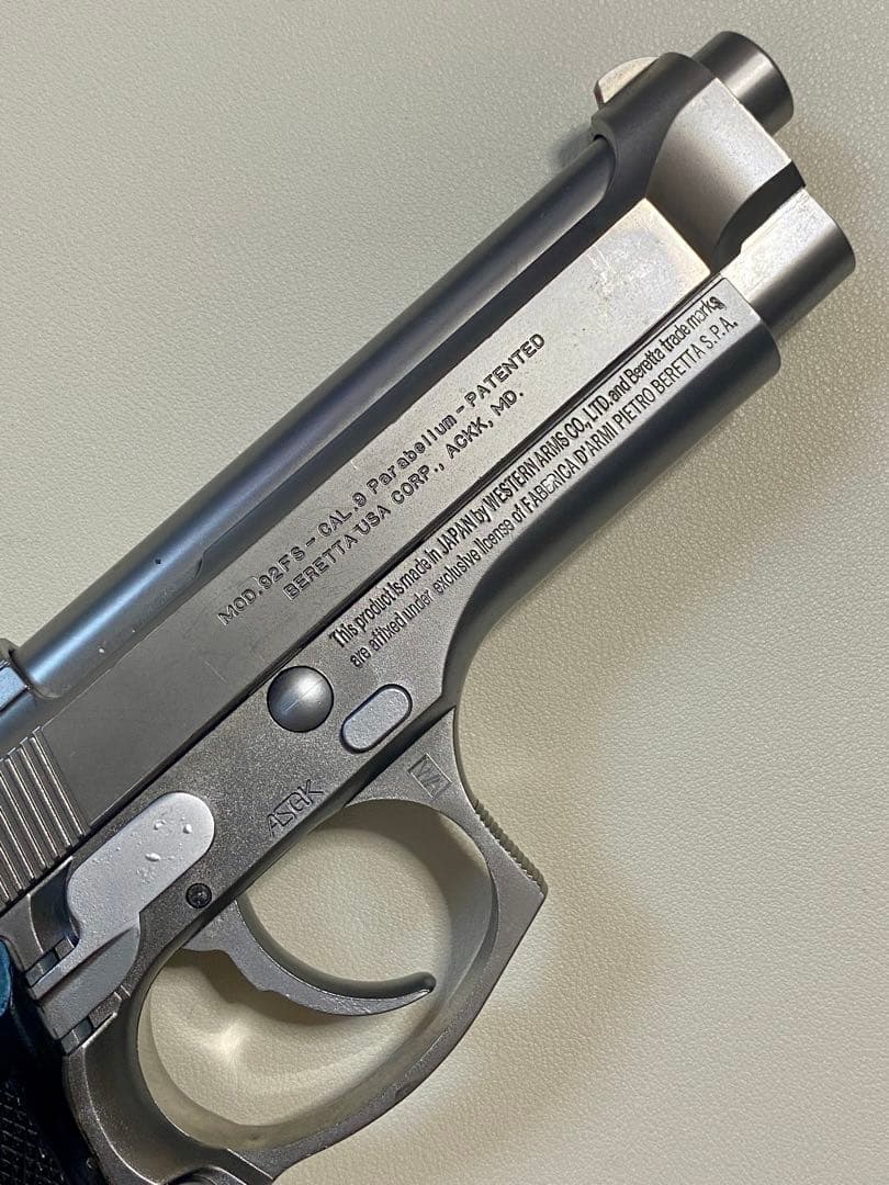 動確済　WA m92fs INOX R type ガスブロ